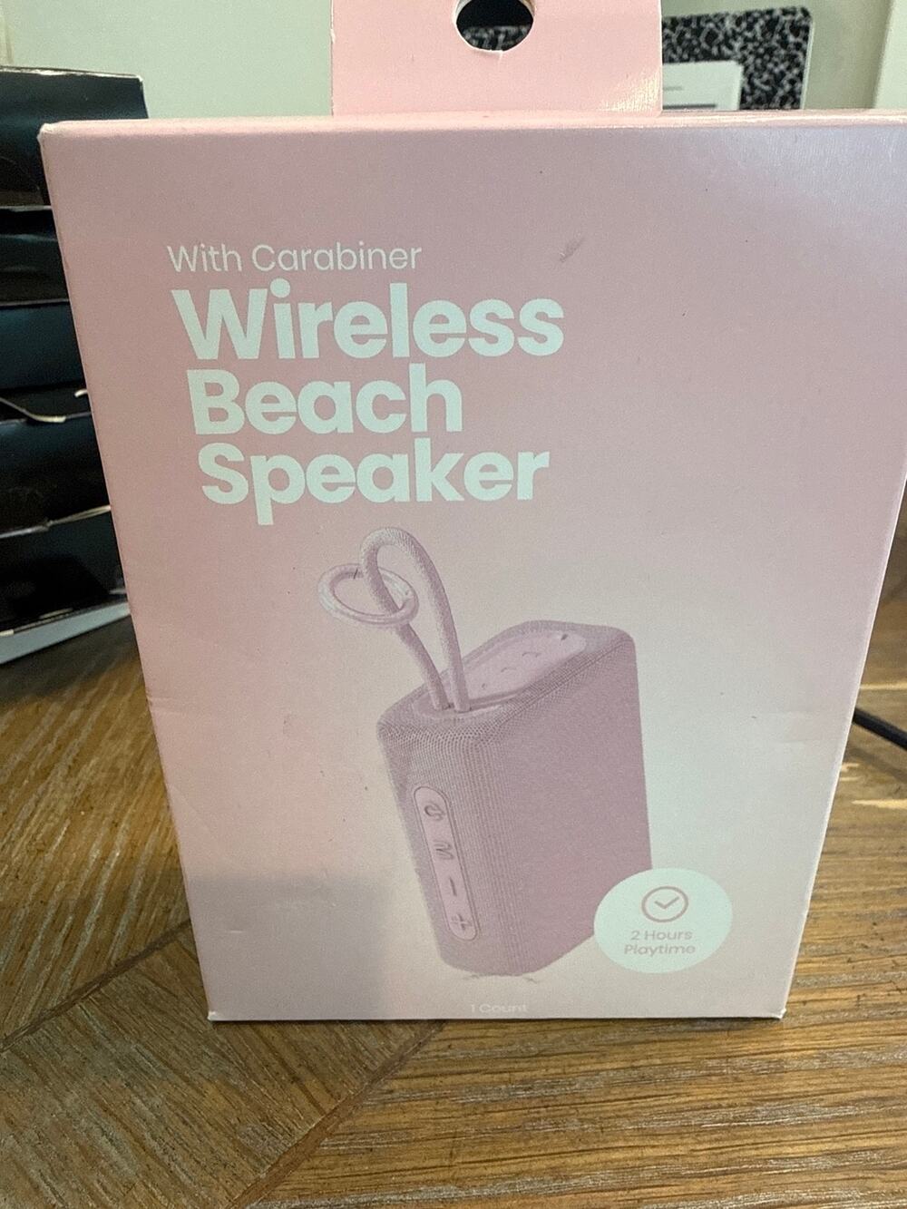 Wireless beach speaker (Pink)